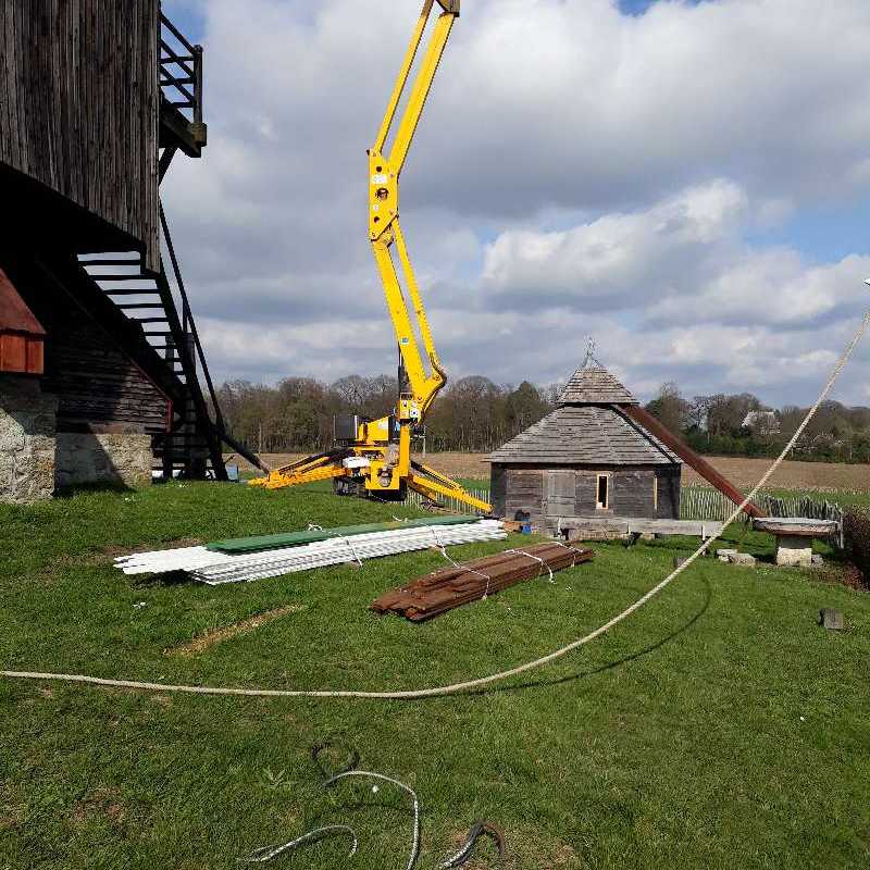 Nieuwe wieken voor Molen Te Rullegem<br>20-03-2019 - ©Wendy Baeyens