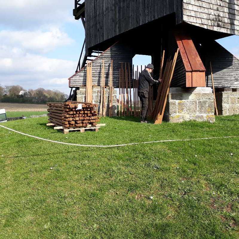 Nieuwe wieken voor Molen Te Rullegem<br>20-03-2019 - ©Wendy Baeyens