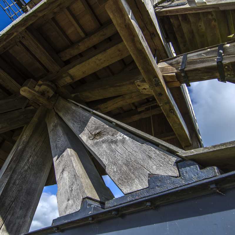 Gebinte van de molen<br>02-07-2020 - ©Patrick Goossens